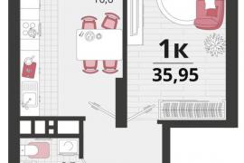 Продам однокомнатную квартиру 