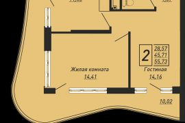 Продам шикарную двухкомнатную квартиру в доме Бизнес класса 
