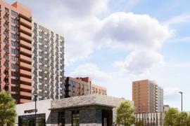 Двухкомнатная с большой кухней