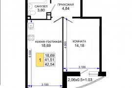 продается 1-х квартира  