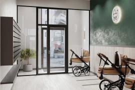 Трёхкомнатная на две стороны.